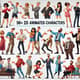 50+ 2D Animated Characters - Diverse AI-Crafted 2D Animation Assets for Creators and Storytellers 4