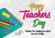 Playful Teachers Day Card - Cheerful and Creative Greeting Design for Educators and Students 3