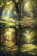 Sunlit Spring Glade - Serene Landscape Art for Tranquil Spaces and Creative Decor 5