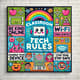 Classroom Tech Rules - Educational Poster - Modern Tech-Inspired Wall Art for Engaging Learning Spaces 1