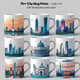 75+ City Mug Prints - CDR Template Pack - Versatile Urban Mug Designs for Personal & Commercial Branding 4