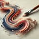 Brush Stroke Line - Artistic Paint Motion - Dynamic Animated Brush Stroke Video for Creative Visual Projects 5