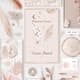 Bohemian Dreams Pink Beige Vision Board - Creative Goal Planning for Inspired Dreamers and Organizers 5