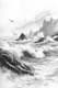 Bold Pencil Rugged Seascape Sketch - Expressive Traditional Sketch Art for Creative Painters and Art Enthusiasts 5