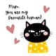 Cat Mothers Day Card - Heartwarming Illustrated Greeting for Mom's Special Day 3