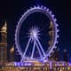 Ain Dubai Ferris Wheel Night - Cinematic Urban Stock Video for Creative Cityscape Projects and Visual Storytelling 6