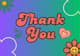 Gradient Retro Thank You Card - Vibrant Vintage Style Greetings for Personal & Professional Appreciation 5