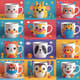 75+ Kids Mug Print Templates CDR Pack - Creative and Playful Mug Designs for Children's Gifts and DIY Crafts 5
