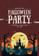 Modern Halloween Party Flyer - Contemporary Spooky Invitation Design for Events & Celebrations 1