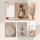 Beige Minimal Yoga Facebook Post - Clean and Serene Social Media Template for Wellness Brands and Influencers 6