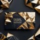 Polygon VIP Business Card - Geometric Luxury Design Template for Professional Branding and High-Impact Impressions 5
