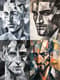 Monochrome Cubist Portrait of a Man V2 - Striking Cubist Monochrome Portrait Art for Modern Decor and Creative Spaces 6