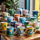 100+ Mug Design Collection Themed - PixelNest Collective Curated Creative Graphics for Custom Drinkware and Branding 5