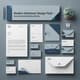 Modern Stationery Design Pack - Business Identity Branding Bundle - Sleek Business Card Templates for Professional Branding and Efficient Workflow 1