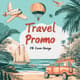 Travel Promo FB Cover Design - Engaging Social Media Templates for Travel Brands and Marketers 6