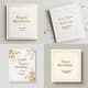 Gold Theme Simple Birthday Invitation - Elegant Birthday Invitation Template for Personal and Business Celebrations 5