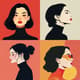 Info - Minimalist Portrait Art - Realistic Ethereal Faces for Timeless Simplicity and Studio-Ready Visuals 3