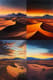 Desert Dusk Painting - Atmospheric Landscape Art for Timeless Wall Decor and Creative Spaces 3