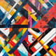 Geometric Abstract Dynamic Diagonals - Modern Geometric Abstraction Art for Creative Designers and Visual Projects 3