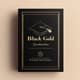 Black Gold Graduation Party Invitation - Elegant Graduation Card for Memorable Celebrations and Keepsakes 6