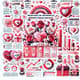 Valentine's Day Love Infographics - Romantic Data & Icons Pack - Creative Infographic Templates for Engaging Valentine's Campaigns and Presentations 4