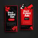 Black Friday Ads Modern Template Set - Sleek Social Media Graphics for Engaging Holiday Campaigns 4