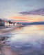 Seaside Village at Dusk Pastel - Serene Pastel Painting for Timeless Artistic Expression and Home Decor 6