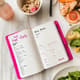 Pink Fuel Daily Personal Meal Planner - Elegant Nutrition Organizer for Health-Conscious Individuals and Busy Lifestyles 4