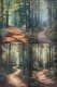 Forest Path with Soft Light Pastel - Serene Pastel Painting for Tranquil Wall Art and Creative Spaces 3