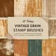 20 Vintage Grain Stamp Brushes Procreate - Premium Retro Texture Brushes for Creative Designers & Artists 5