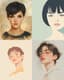 Soft Minimalist Portrait of a Woman with Short Hair - Ethereal Studio Portrait Art for Modern Spaces and Creative Projects 4