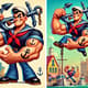 20+ Popeye Cartoon Design Pack - Whimsical Vector Cartoons for Creative Projects & Fun Illustrations 5
