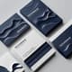 NovaWave Business Cards - Elegant Modern Identity Templates for Professional Branding and Commercial Use 1