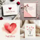 Simple Glazing Valentine's Day Card - Elegant Romantic Greeting for Heartfelt Love Messages 6