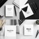 Black White Minimalist Boss Day Card - Elegant Leader Appreciation Greeting for Professional Recognition 1