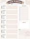 Daily Meal Planner - Simple Brown Personal Format - Clean & Practical Health Plan Templates for Wellness & Fitness Enthusiasts 1