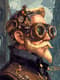 Steampunk Inventor Pixel Portrait - Detailed Retro Pixel Art Character for Game Devs and Digital Collectors 5