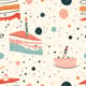 50 Kawaii Candyland Patterns - Playful Anime-Inspired Digital Textures for Creative Designers and Crafters 4