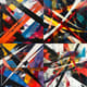 Kinetic Abstract - Sharp Intersecting Forms - Dynamic Abstract Art for Creative Spaces and Design Projects 4