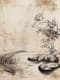 Peaceful Zen Garden Ink Scene - Serene Traditional Ink Painting for Mindful Art Lovers and Meditative Spaces 6