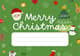 Green White Cute Christmas Greeting Card - Charming Festive Holiday Invitation for Personal and Business Use 3
