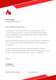 Minimal Business Letterhead Red Clean Style - Sleek Office Templates for Professional Brand Identity and Efficient Document Design 6
