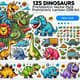 125 Dinosaurs Vector Pack - Prehistoric Cartoon Illustrations for Designers and Educators 4