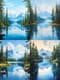 Serene Lake Painting - Tranquil Landscape Art for Home Decor and Creative Spaces 4