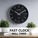 Fast Clock Wall Timer - Dynamic Stock Video for Business and Technology Presentations 1