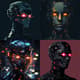 Futuristic Cyborg Pixel Avatar - PixelPulse Arts Cyberpunk Pixel Icons for Creative Digital Projects and Gaming Profiles 3