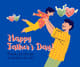 Cute Illustrated Happy Father's Day Card - Charming Hand-Drawn Greeting for Dad's Special Day 4