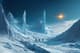 Harsh Terrain on a Distant Exoplanet - Sci-Fi Digital Art for Futuristic Visual Storytelling 1