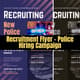 Recruitment Flyer - Police Hiring Campaign - Professional Recruitment Flyer Template for Police Departments and Hiring Drives 3