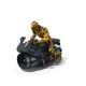 Futuristic Robot on Motorcycle - High-Quality 3D Render for Designers and Tech Creators 4